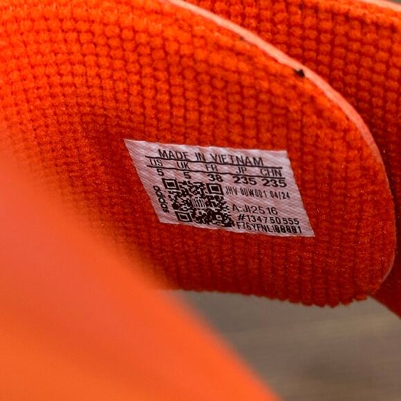 Adidas Miami Alphabounce Slide 2.0 University of Miami Sandals Unisex Size M5 W6 - Picture 7 of 8